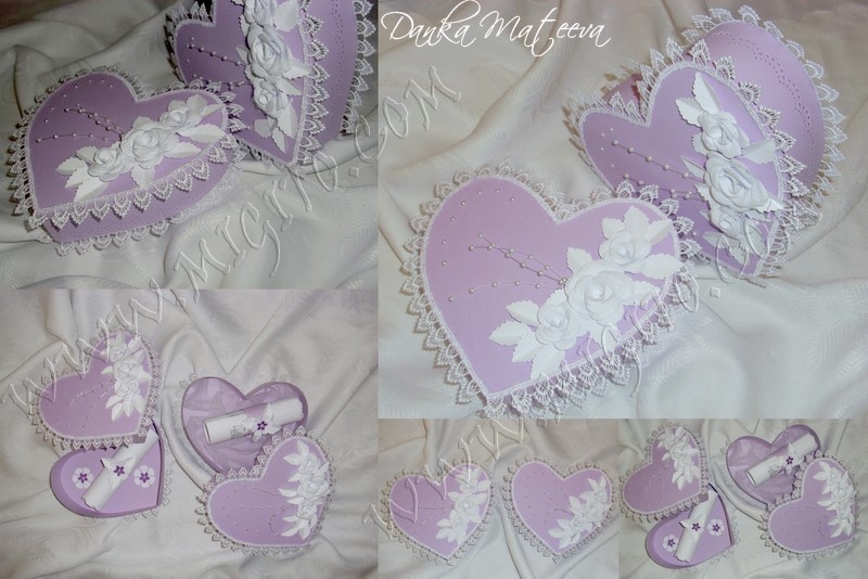 Скрапбук сватбена кутийка 2