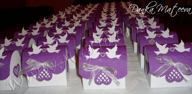 Скрапбук сватбена кутийка 7