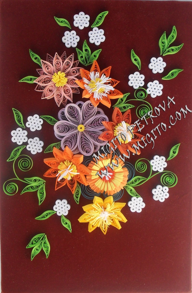 В твоите очи пано с квилинг